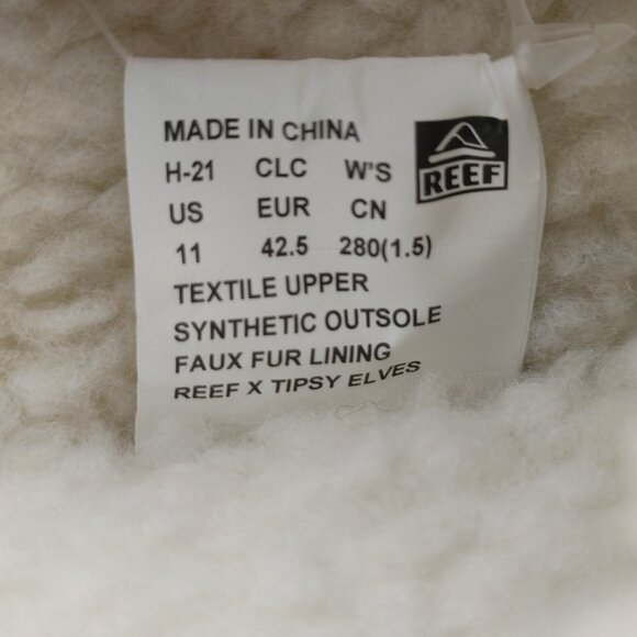 REEF X Tipsy Elves Sleeper Ugly Sweater Design Look Like A Snack Women's Size 11 - Picture 9 of 11